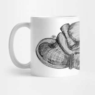 Liver Pen and Ink Illustration Mug